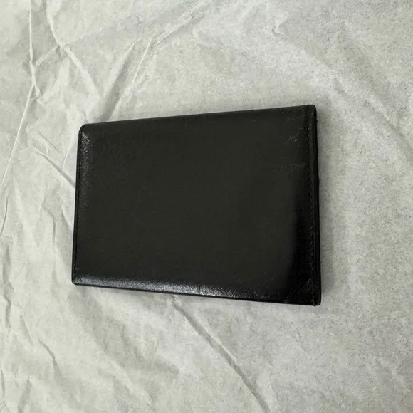 Cartier Pasha de Cartier Card Holder Card Case Black Leather Wallet AUTHENTIC - Picture 10 of 10